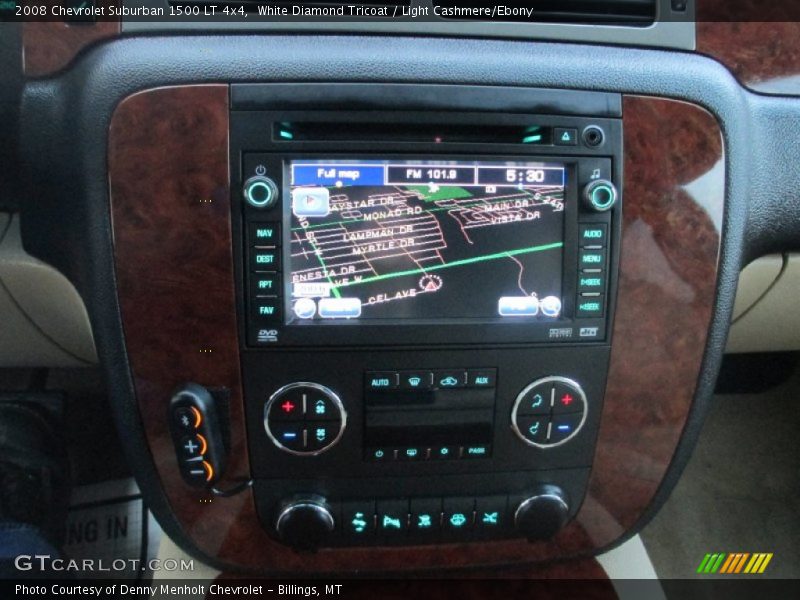 White Diamond Tricoat / Light Cashmere/Ebony 2008 Chevrolet Suburban 1500 LT 4x4
