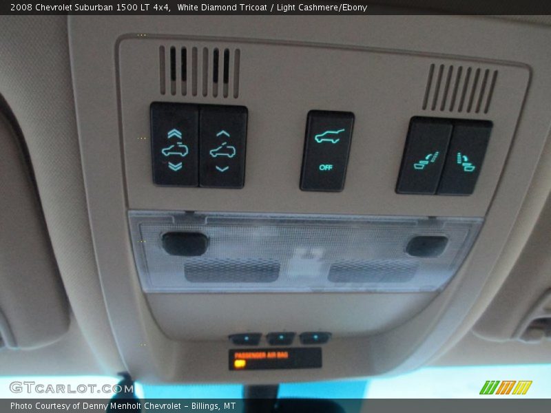 White Diamond Tricoat / Light Cashmere/Ebony 2008 Chevrolet Suburban 1500 LT 4x4