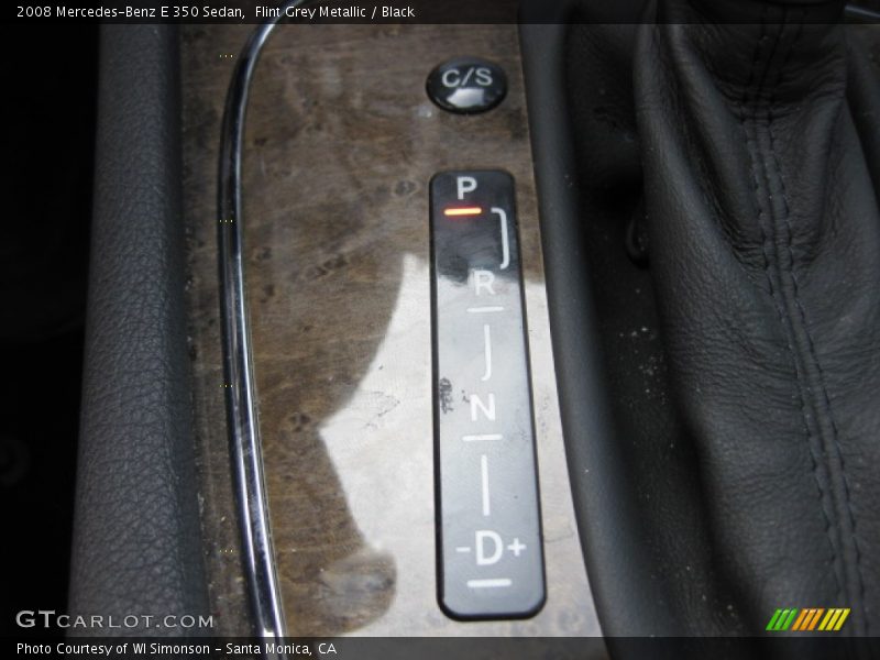 Flint Grey Metallic / Black 2008 Mercedes-Benz E 350 Sedan