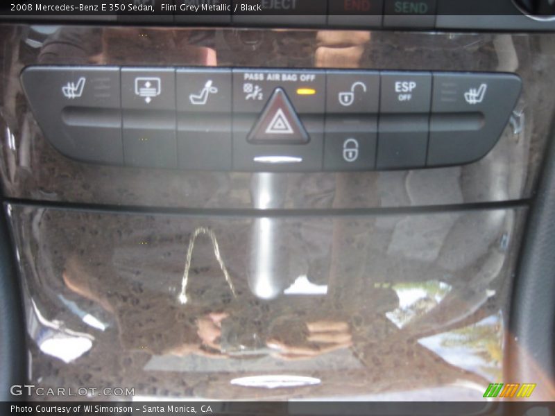 Flint Grey Metallic / Black 2008 Mercedes-Benz E 350 Sedan