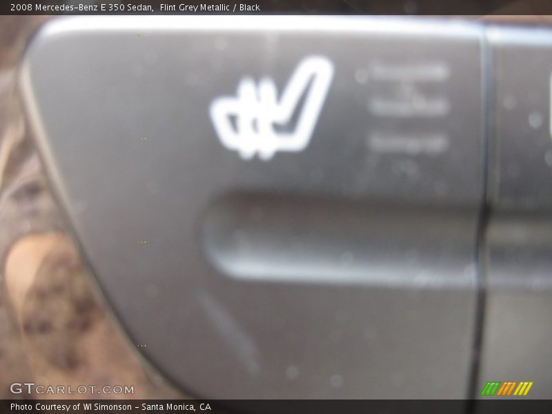 Flint Grey Metallic / Black 2008 Mercedes-Benz E 350 Sedan
