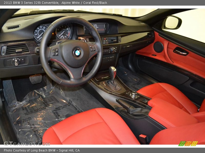 Coral Red/Black Interior - 2013 3 Series 328i Convertible 