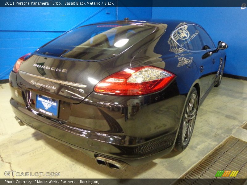 Basalt Black Metallic / Black 2011 Porsche Panamera Turbo