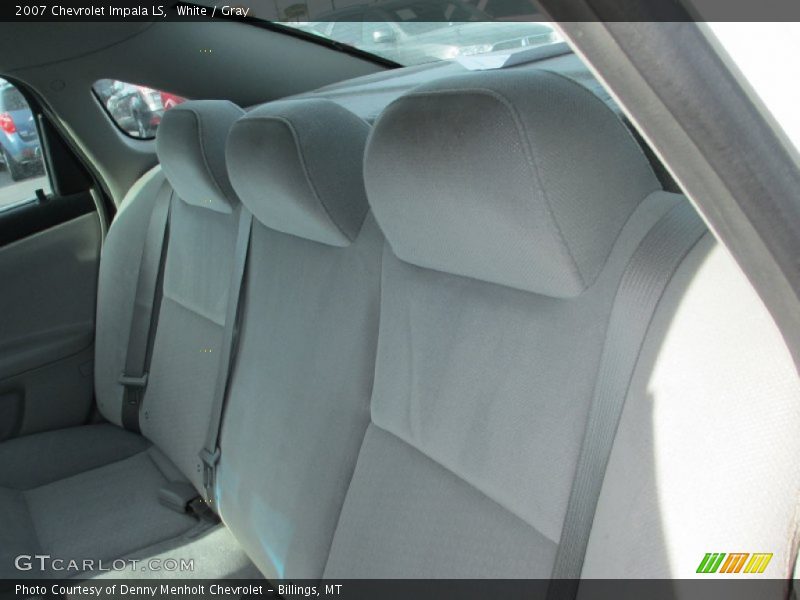 White / Gray 2007 Chevrolet Impala LS