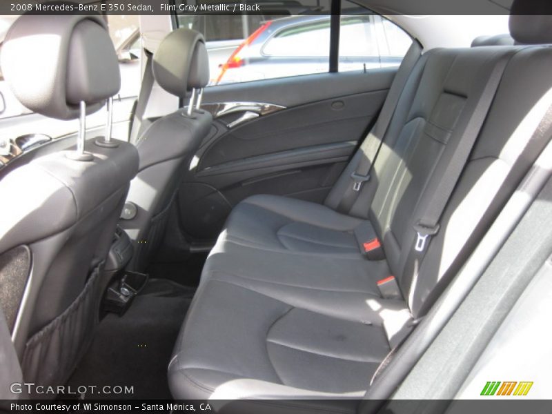 Flint Grey Metallic / Black 2008 Mercedes-Benz E 350 Sedan