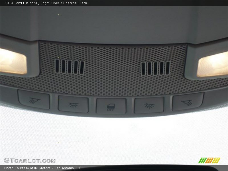 Ingot Silver / Charcoal Black 2014 Ford Fusion SE