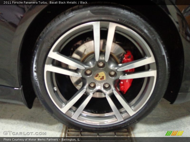 Basalt Black Metallic / Black 2011 Porsche Panamera Turbo
