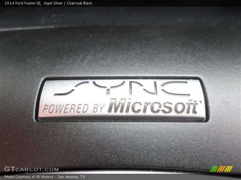 Ingot Silver / Charcoal Black 2014 Ford Fusion SE