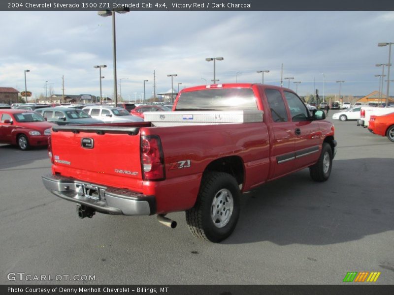Victory Red / Dark Charcoal 2004 Chevrolet Silverado 1500 Z71 Extended Cab 4x4
