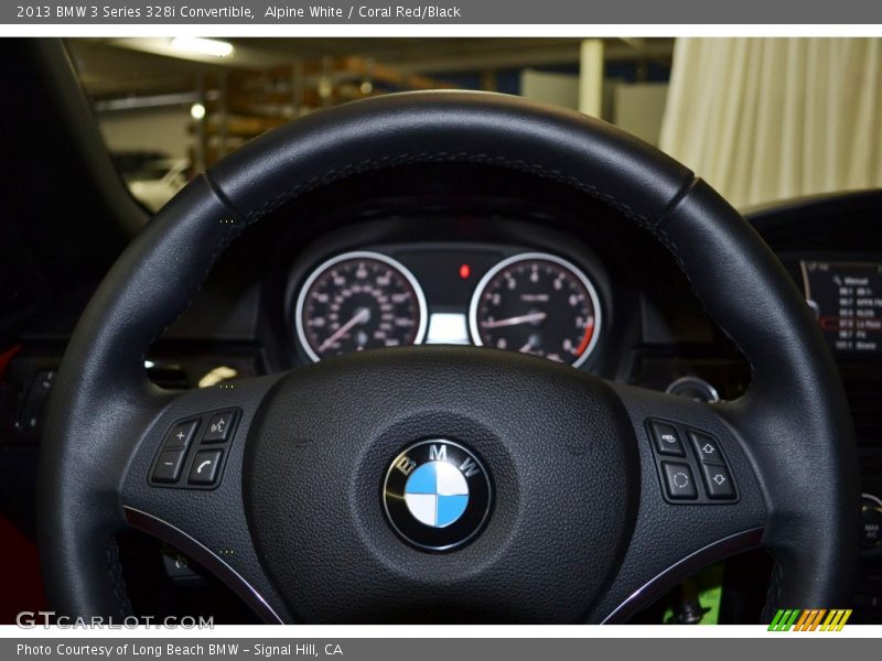 Alpine White / Coral Red/Black 2013 BMW 3 Series 328i Convertible