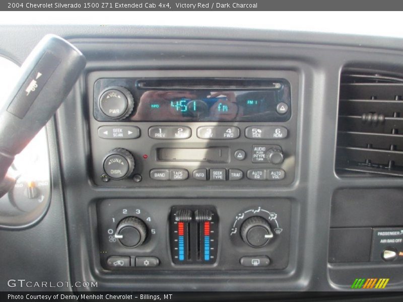 Victory Red / Dark Charcoal 2004 Chevrolet Silverado 1500 Z71 Extended Cab 4x4