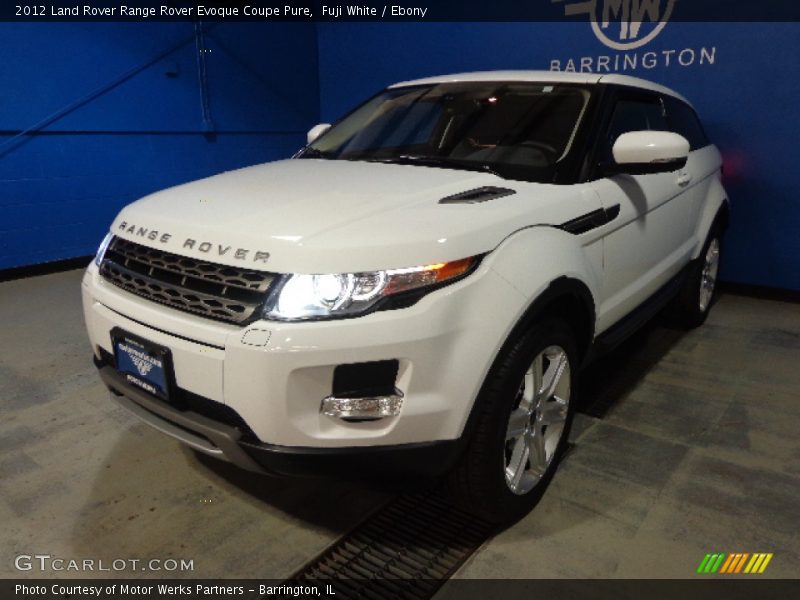 Fuji White / Ebony 2012 Land Rover Range Rover Evoque Coupe Pure