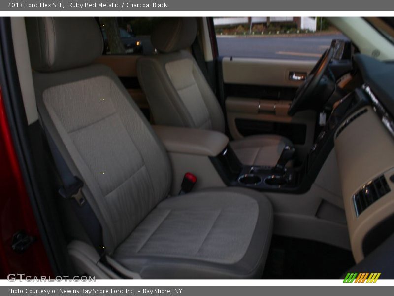 Ruby Red Metallic / Charcoal Black 2013 Ford Flex SEL