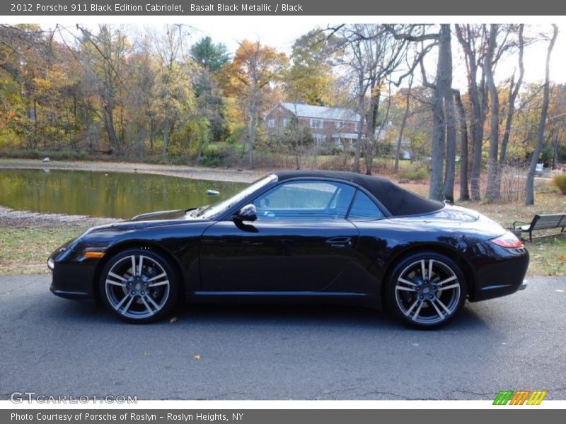  2012 911 Black Edition Cabriolet Basalt Black Metallic