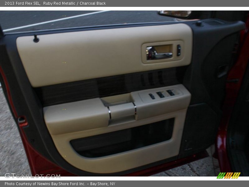Ruby Red Metallic / Charcoal Black 2013 Ford Flex SEL