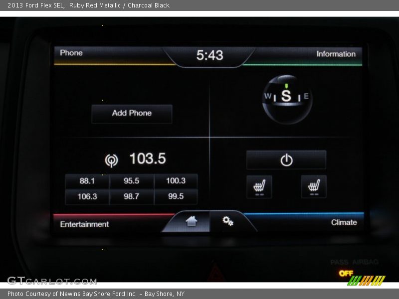 Ruby Red Metallic / Charcoal Black 2013 Ford Flex SEL