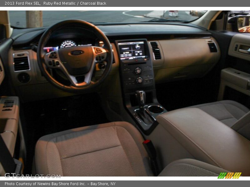 Ruby Red Metallic / Charcoal Black 2013 Ford Flex SEL