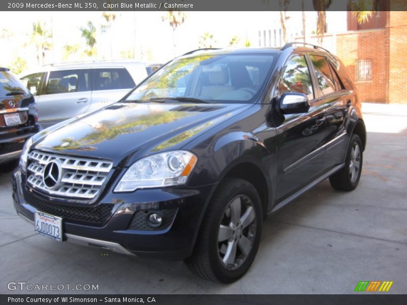 Capri Blue Metallic / Cashmere 2009 Mercedes-Benz ML 350