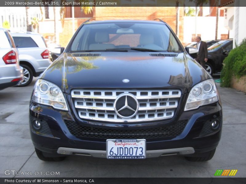 Capri Blue Metallic / Cashmere 2009 Mercedes-Benz ML 350