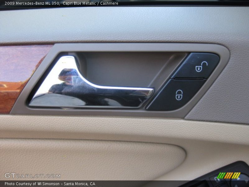 Capri Blue Metallic / Cashmere 2009 Mercedes-Benz ML 350
