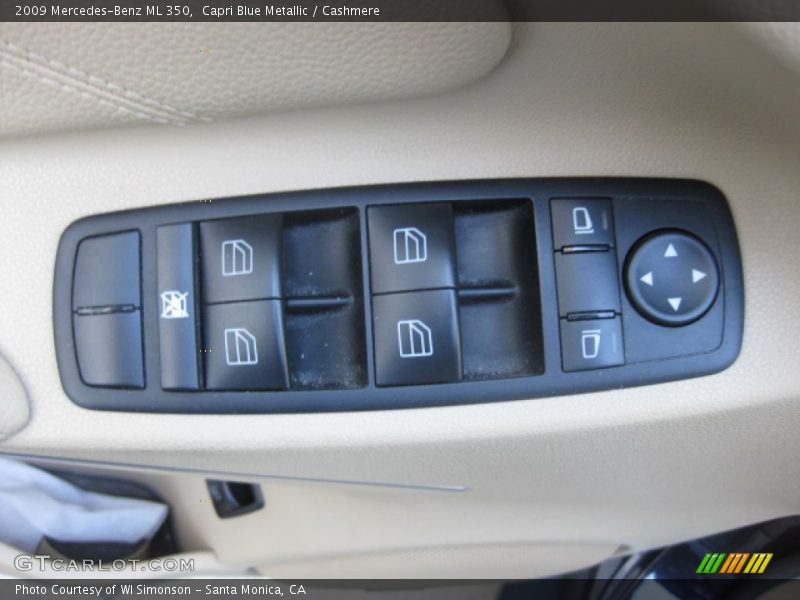 Capri Blue Metallic / Cashmere 2009 Mercedes-Benz ML 350
