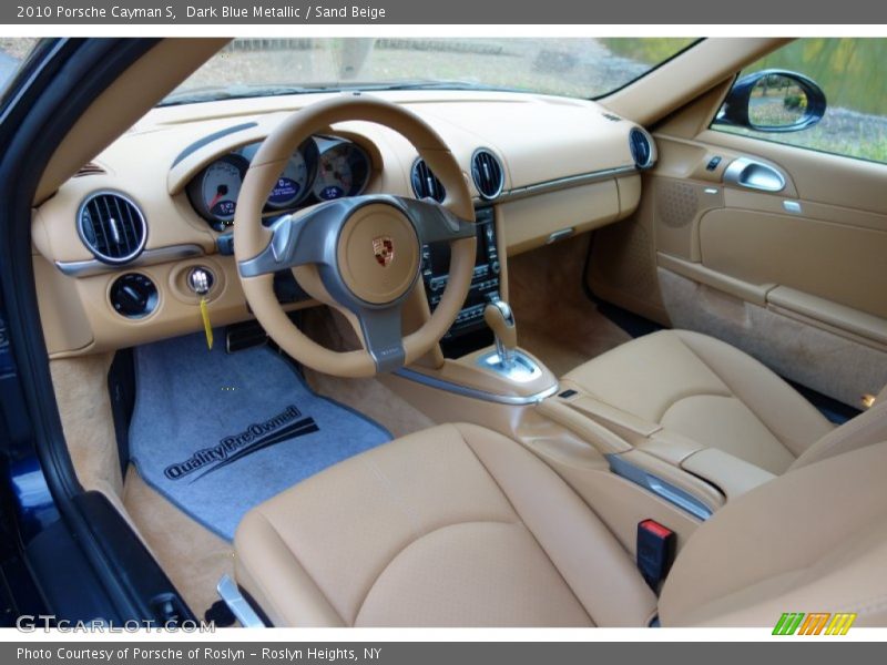  2010 Cayman S Sand Beige Interior