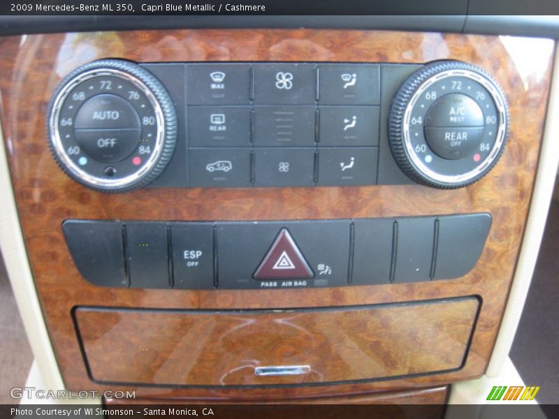 Capri Blue Metallic / Cashmere 2009 Mercedes-Benz ML 350