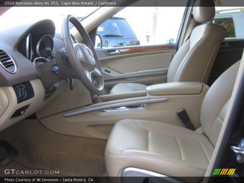 Capri Blue Metallic / Cashmere 2009 Mercedes-Benz ML 350