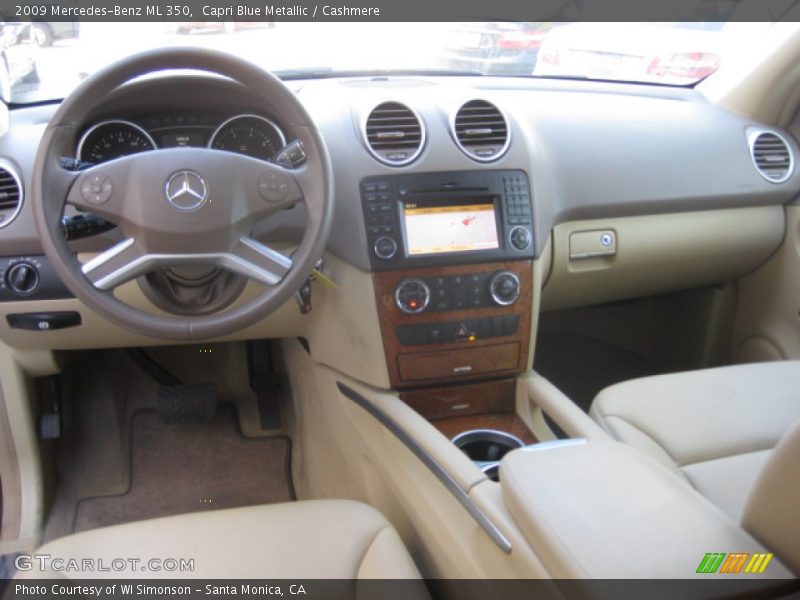 Capri Blue Metallic / Cashmere 2009 Mercedes-Benz ML 350