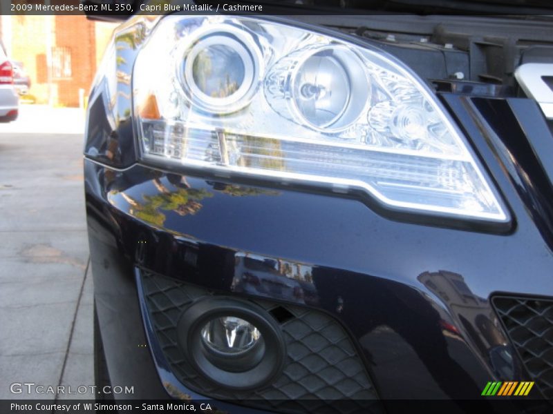 Capri Blue Metallic / Cashmere 2009 Mercedes-Benz ML 350