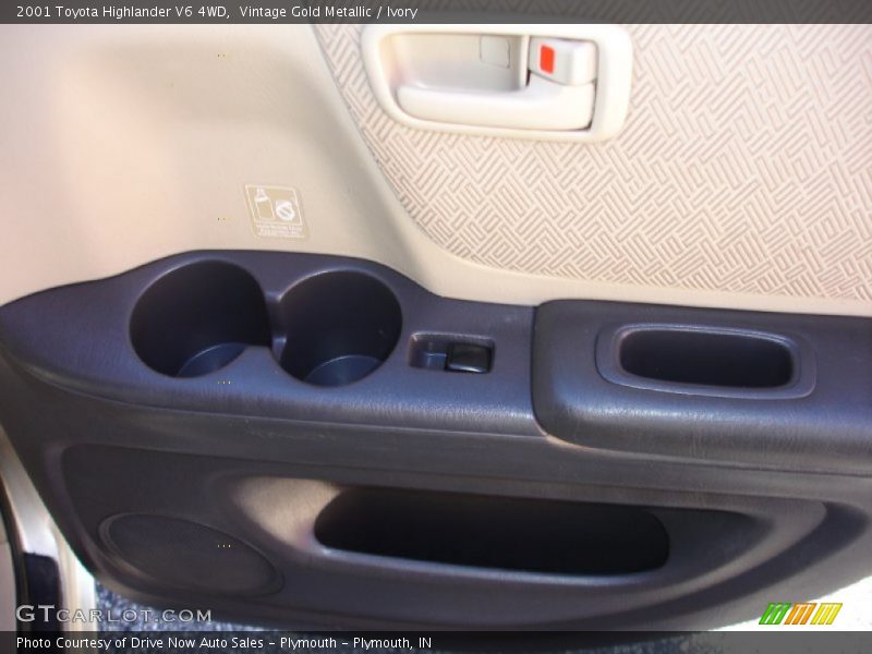 Vintage Gold Metallic / Ivory 2001 Toyota Highlander V6 4WD