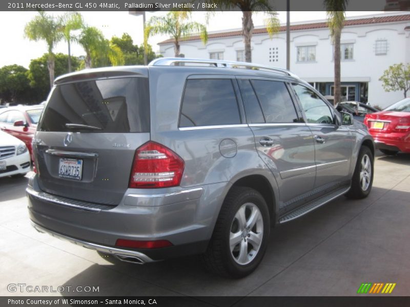 Palladium Silver Metallic / Black 2011 Mercedes-Benz GL 450 4Matic