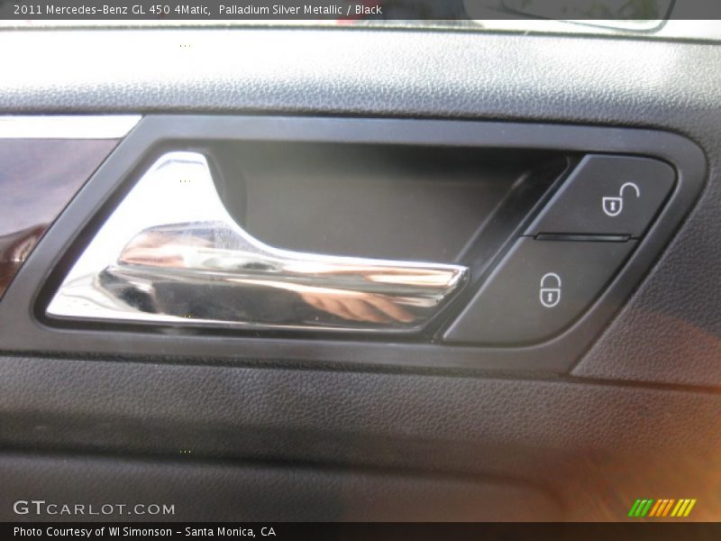 Palladium Silver Metallic / Black 2011 Mercedes-Benz GL 450 4Matic