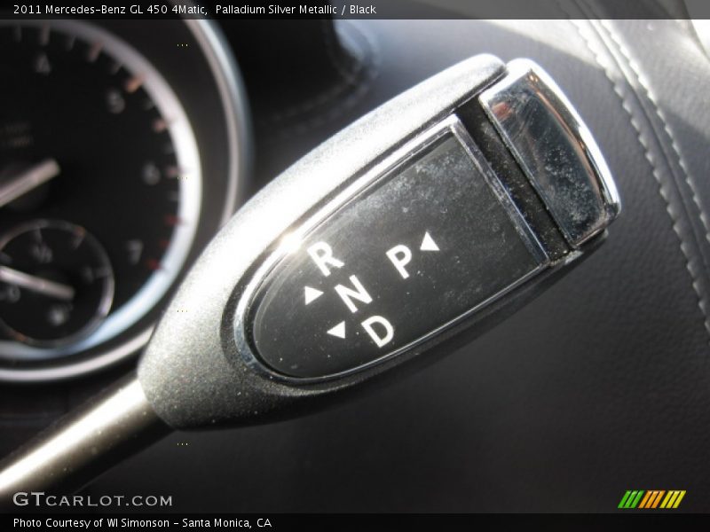Palladium Silver Metallic / Black 2011 Mercedes-Benz GL 450 4Matic