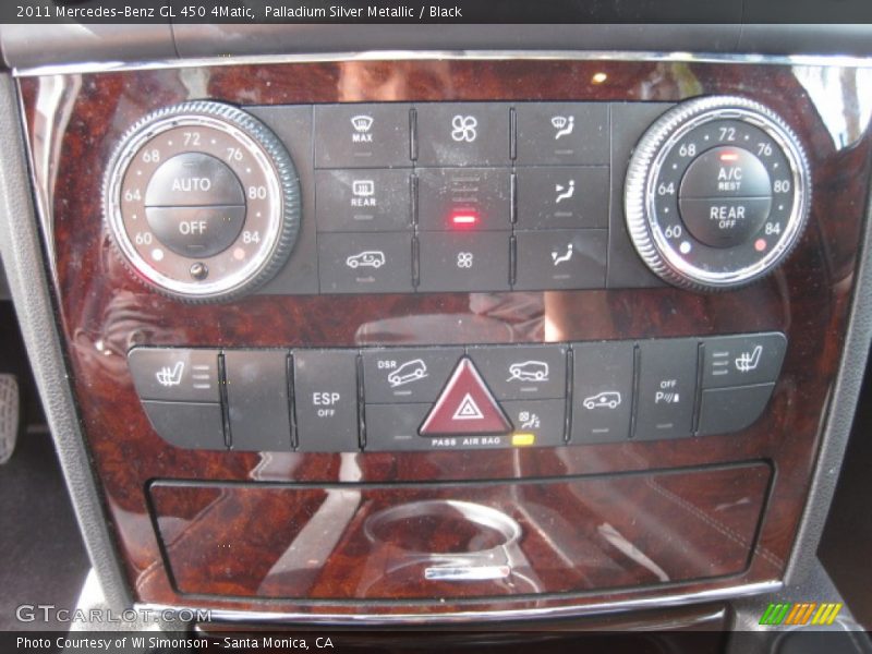 Palladium Silver Metallic / Black 2011 Mercedes-Benz GL 450 4Matic