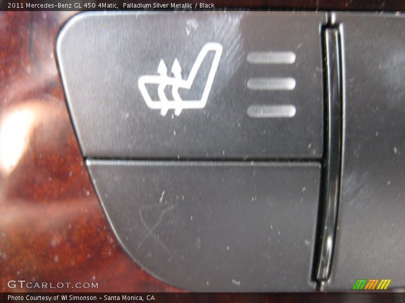 Palladium Silver Metallic / Black 2011 Mercedes-Benz GL 450 4Matic