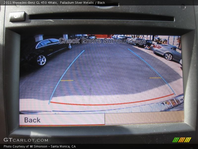 Palladium Silver Metallic / Black 2011 Mercedes-Benz GL 450 4Matic