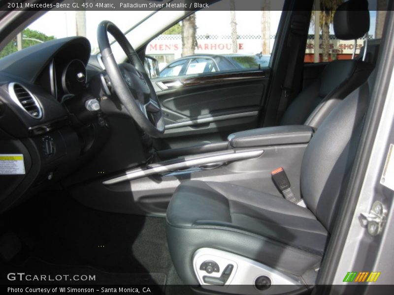 Palladium Silver Metallic / Black 2011 Mercedes-Benz GL 450 4Matic