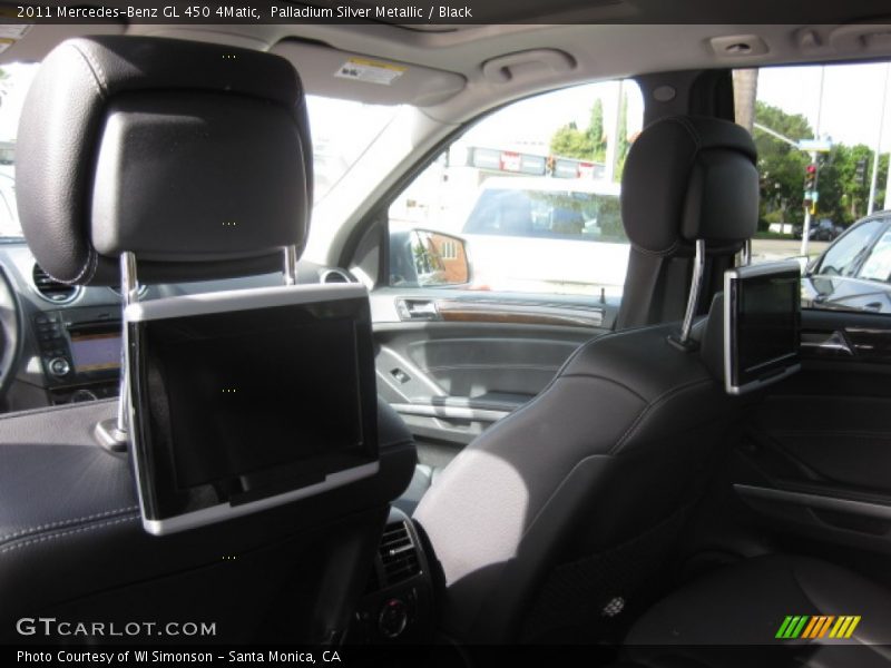 Palladium Silver Metallic / Black 2011 Mercedes-Benz GL 450 4Matic