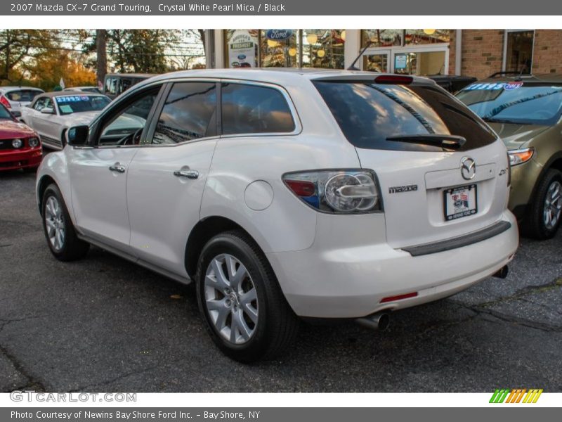 Crystal White Pearl Mica / Black 2007 Mazda CX-7 Grand Touring