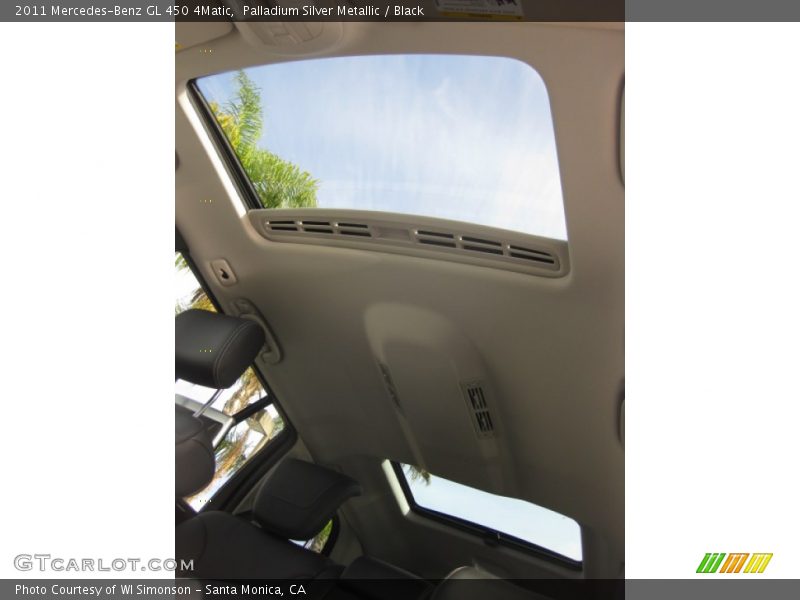 Palladium Silver Metallic / Black 2011 Mercedes-Benz GL 450 4Matic