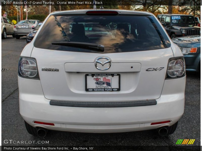 Crystal White Pearl Mica / Black 2007 Mazda CX-7 Grand Touring