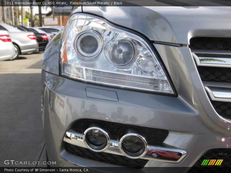 Palladium Silver Metallic / Black 2011 Mercedes-Benz GL 450 4Matic