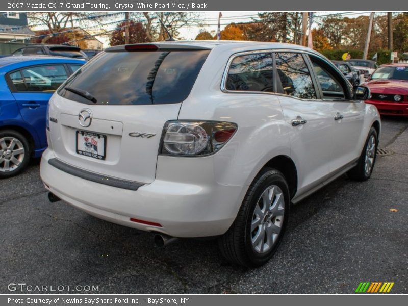 Crystal White Pearl Mica / Black 2007 Mazda CX-7 Grand Touring