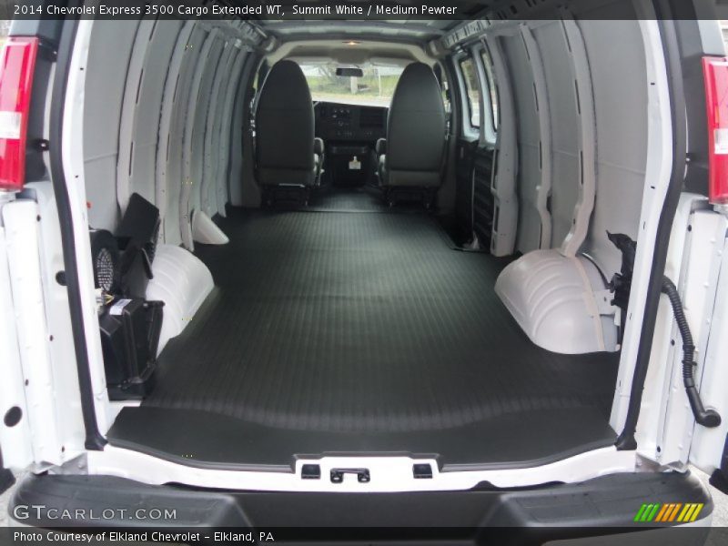 Summit White / Medium Pewter 2014 Chevrolet Express 3500 Cargo Extended WT