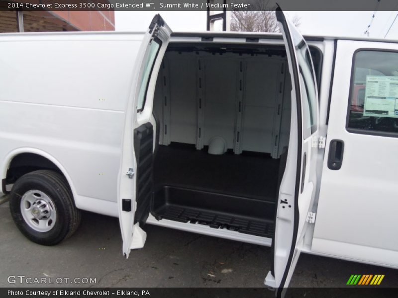 Summit White / Medium Pewter 2014 Chevrolet Express 3500 Cargo Extended WT