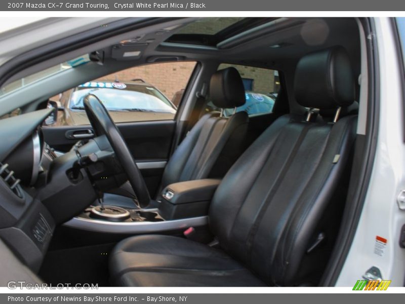 Crystal White Pearl Mica / Black 2007 Mazda CX-7 Grand Touring