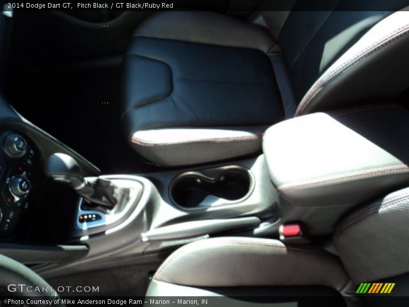 Pitch Black / GT Black/Ruby Red 2014 Dodge Dart GT