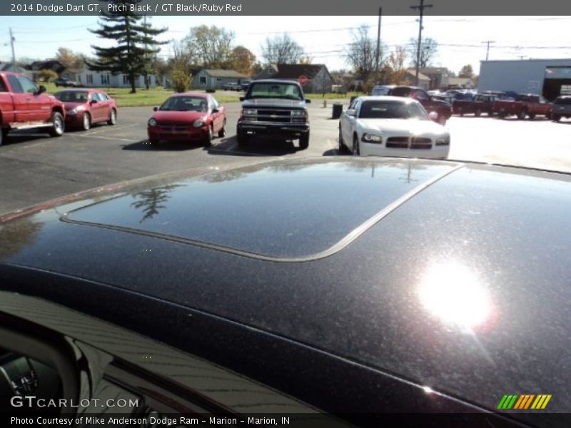 Pitch Black / GT Black/Ruby Red 2014 Dodge Dart GT