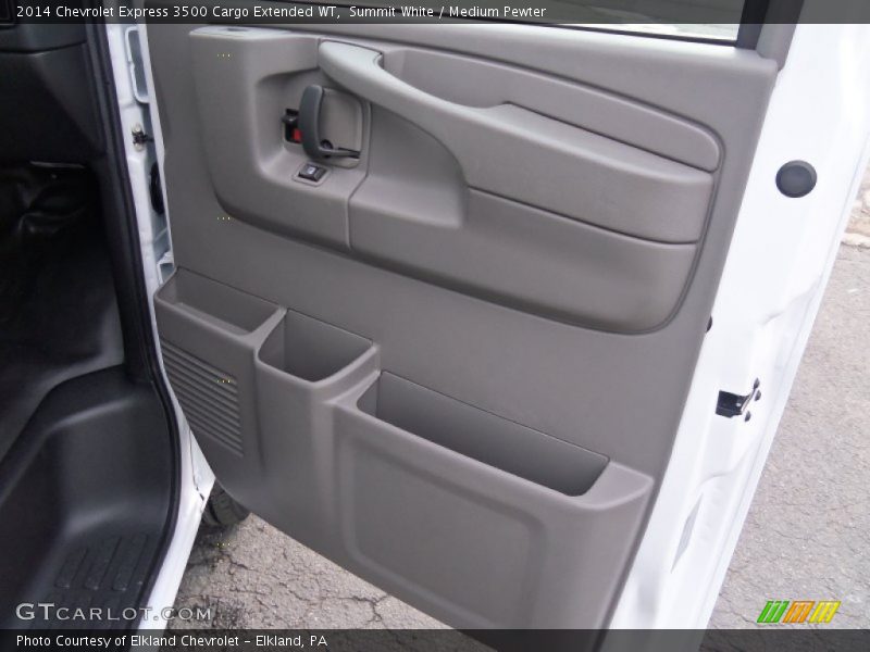 Summit White / Medium Pewter 2014 Chevrolet Express 3500 Cargo Extended WT